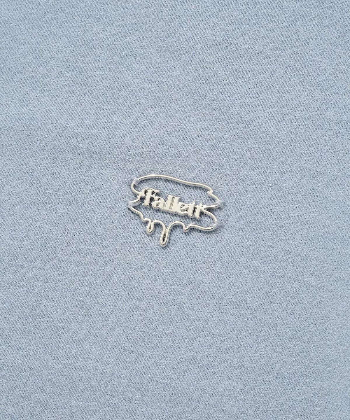 팔렛(FALLETT) 언밸런스 셔링 탑 블루