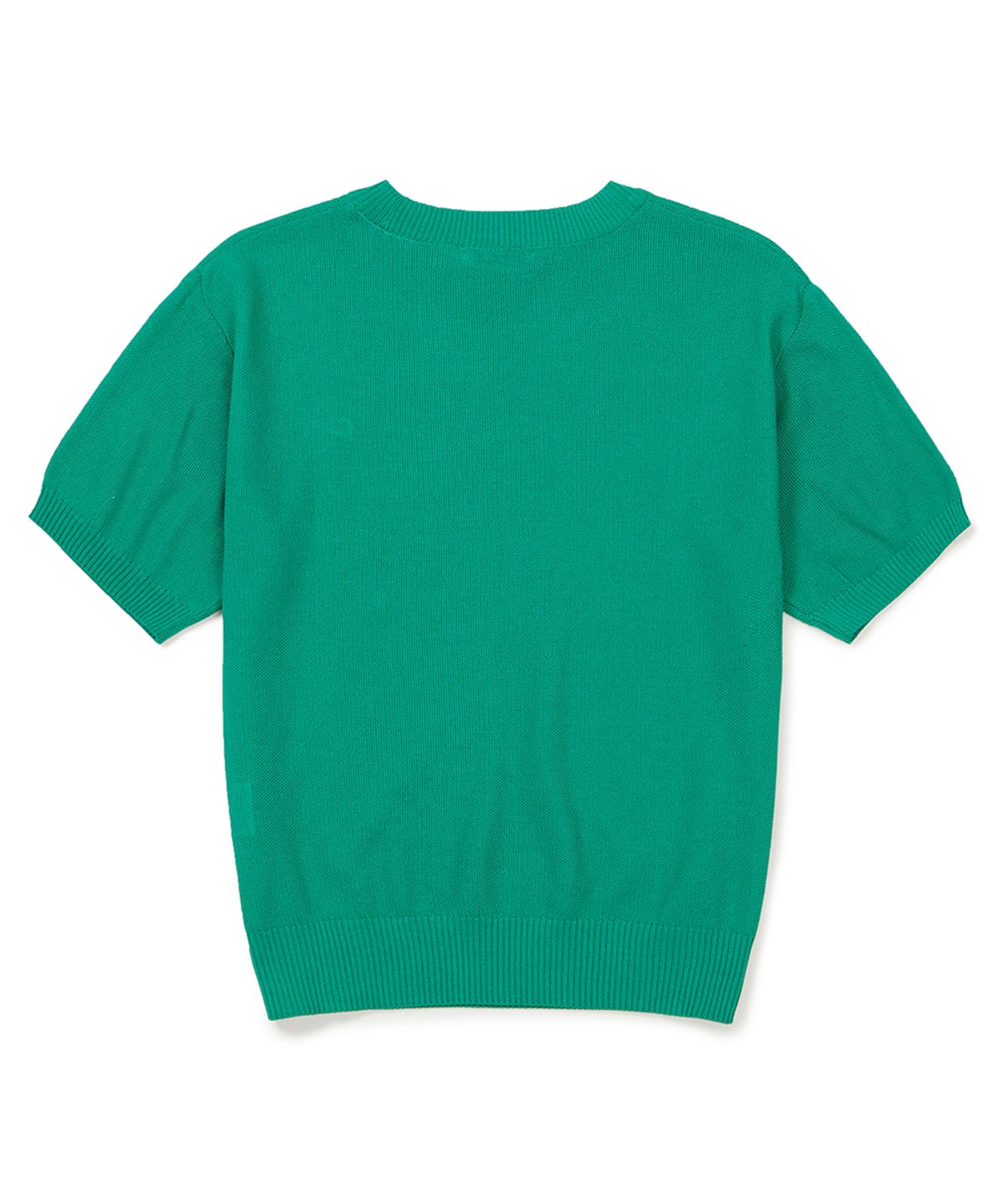 클로브(CLOVE) [23SS clove] Logo Round Neck Knit (Green)