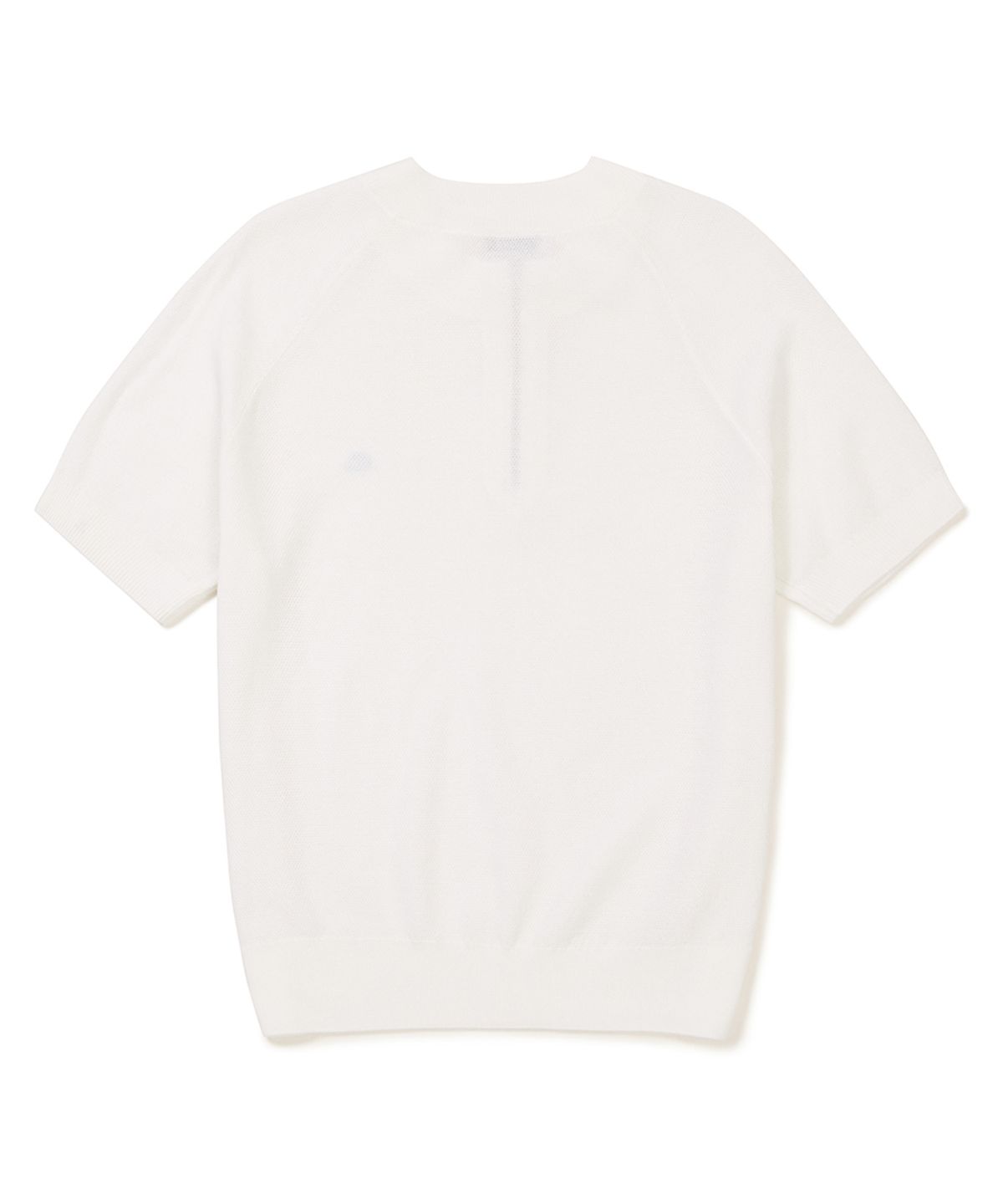 클로브(CLOVE) [23SS clove] Half Zip-up Knit (White)