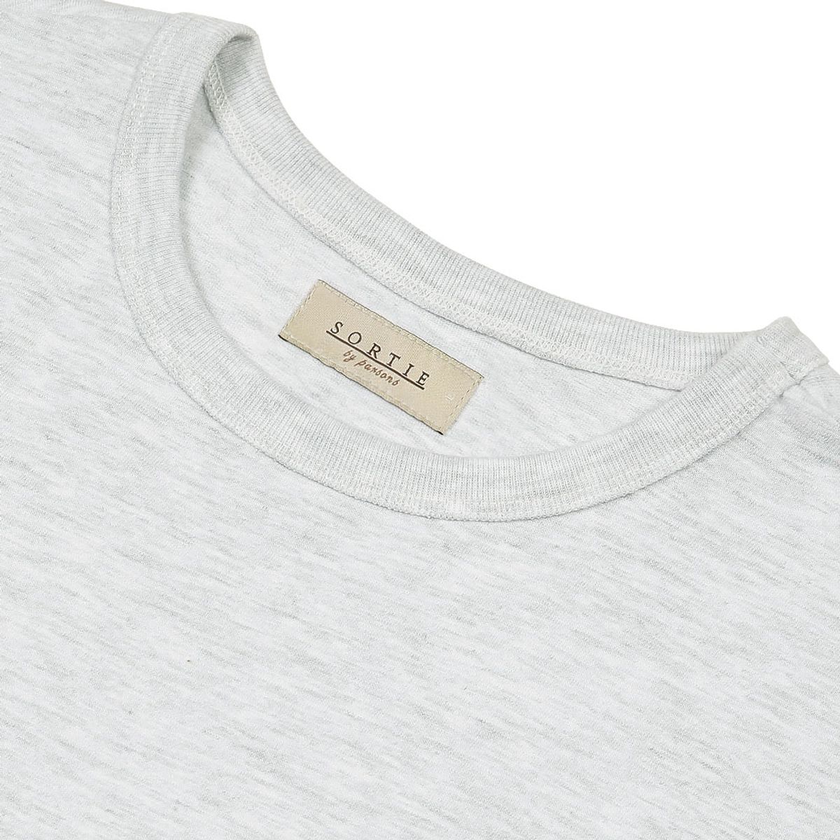 솔티(SORTIE) Essential Comfort Poket T-Shirts (White Melange)