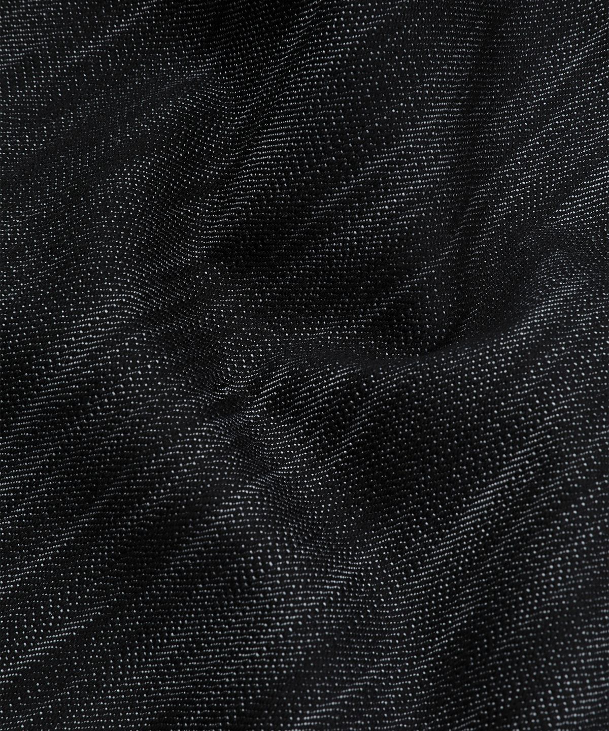 웨스트 그랜드 블러바드(WEST GRAND BOULEVARD) 버뮤다 벨티드 새틴 생지 데님 쇼츠 BLACK INDIGO