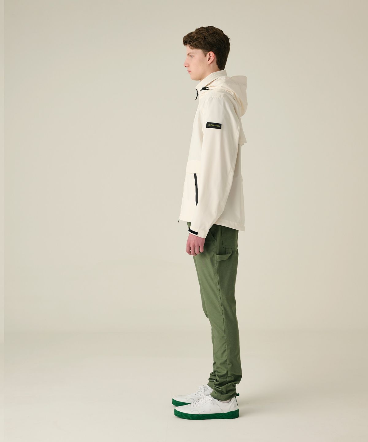 코너그린(CORNER GREEN) 하이브리드 골프레인자켓 [크림] MGJ33CRE
