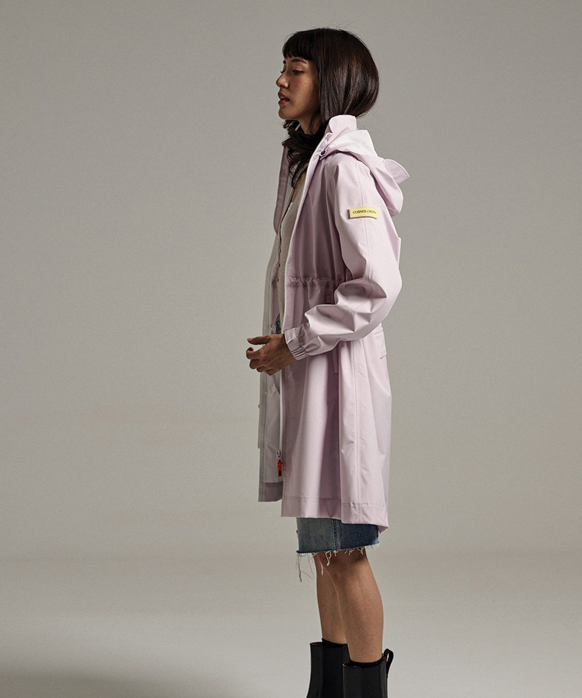 코너그린(CORNER GREEN) 스윙 골프레인코트 [라일락] WGC33LIL