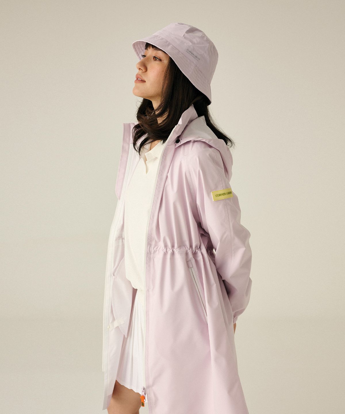 코너그린(CORNER GREEN) 스윙 골프레인코트 [라일락] WGC33LIL