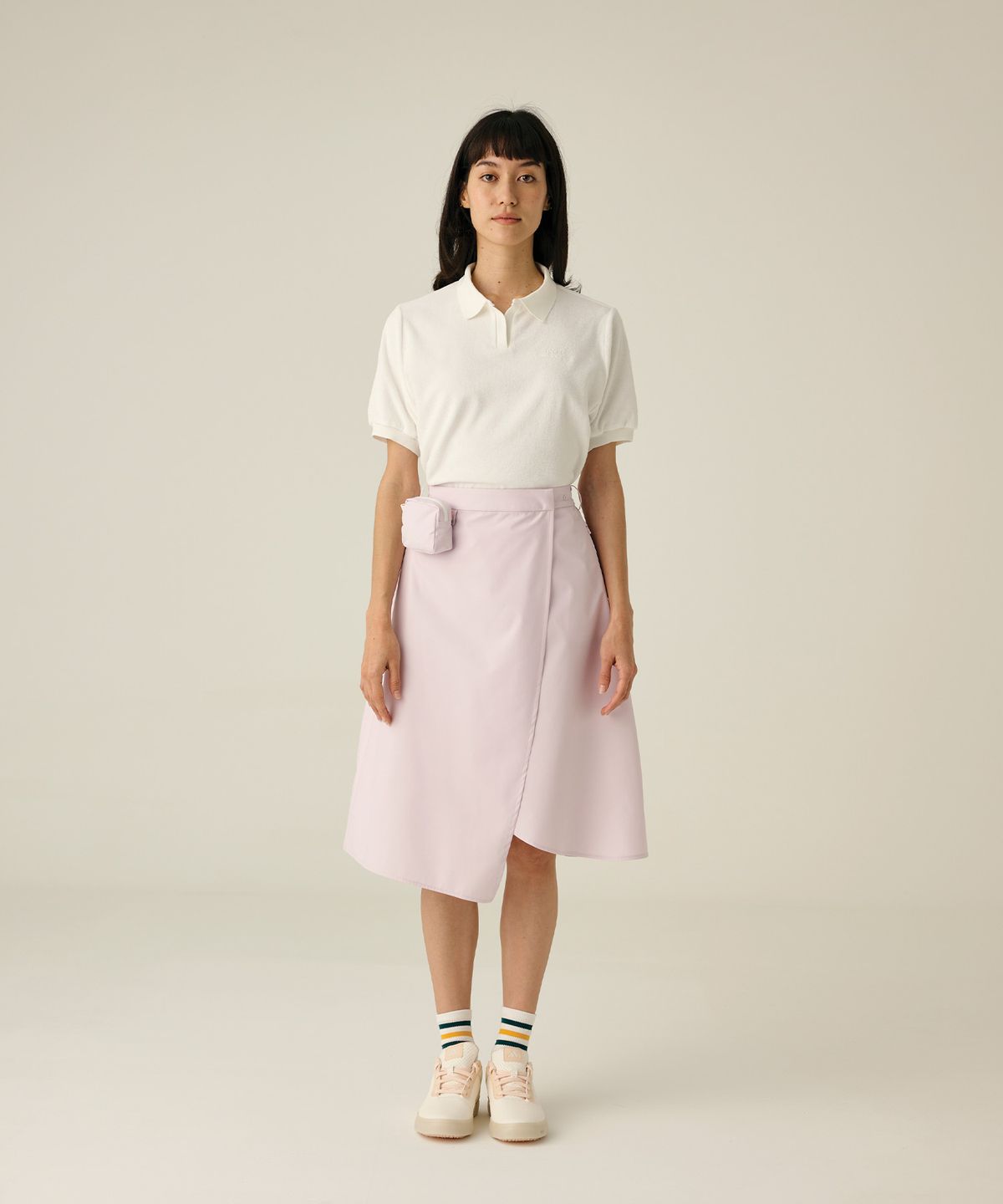 코너그린(CORNER GREEN) 리버티 레인스커트 [라일락] WGS33LIL