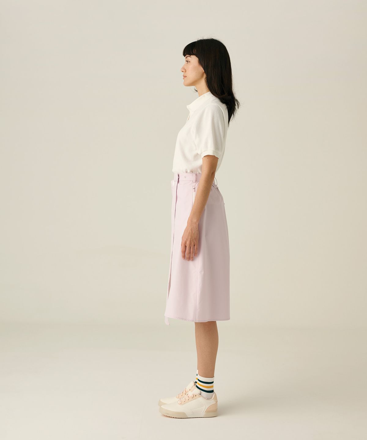 코너그린(CORNER GREEN) 리버티 레인스커트 [라일락] WGS33LIL