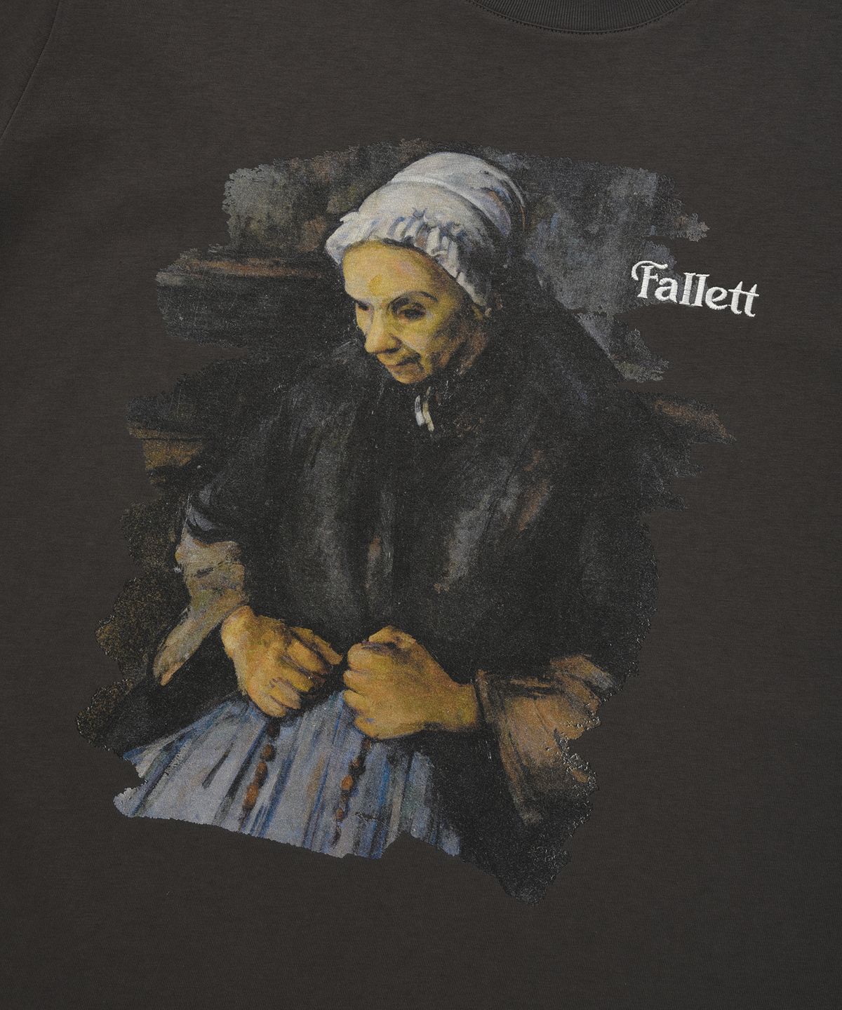 팔렛(FALLETT) [팔렛X내셔널갤러리] 폴 세잔 반팔티 차콜