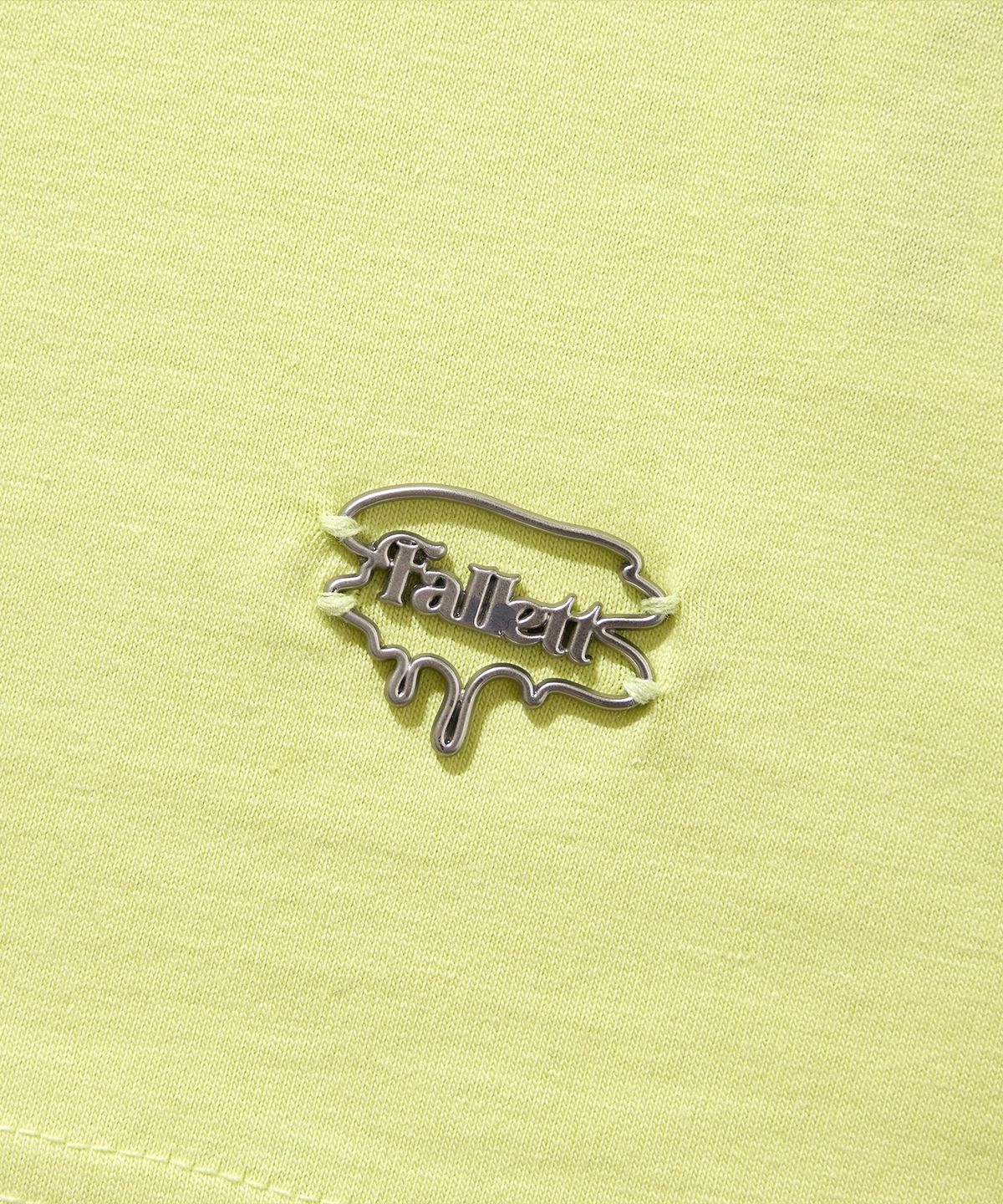 팔렛(FALLETT) [팔렛X내셔널갤러리] 내셔널갤러리 크롭 반팔티 라임