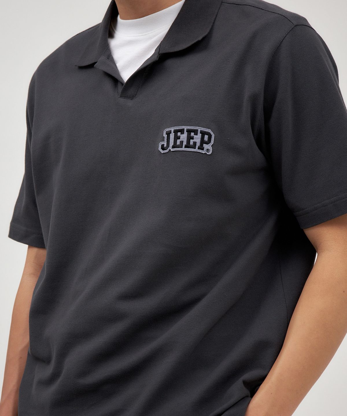 지프(JEEP) Gorpcore Applique-logo PK Shirts (JO5TSU152DG)
