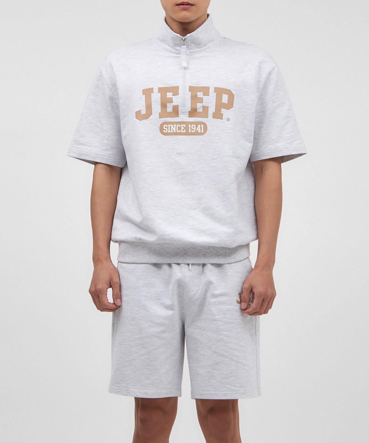 지프(JEEP) Gorpcore Big-logo Sweat Shorts (JO5TSU950MW)