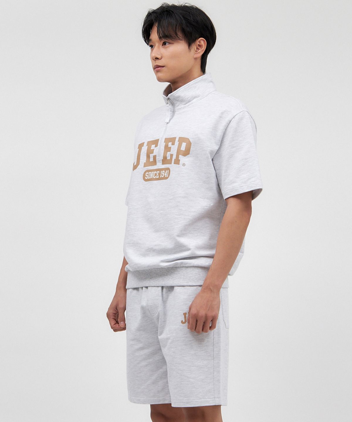지프(JEEP) Gorpcore Big-logo Sweat Shorts (JO5TSU950MW)