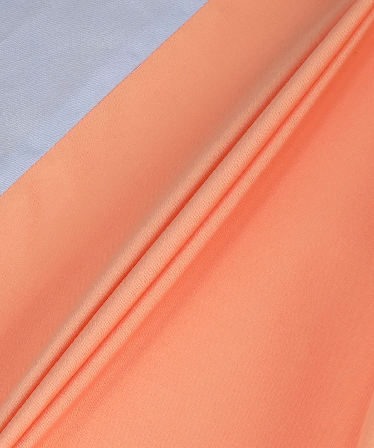 우에라(WOERA) 하프 컬러 버튼 업 셔츠 - 라이트블루:피치 / N1004LB1287PEACH1763