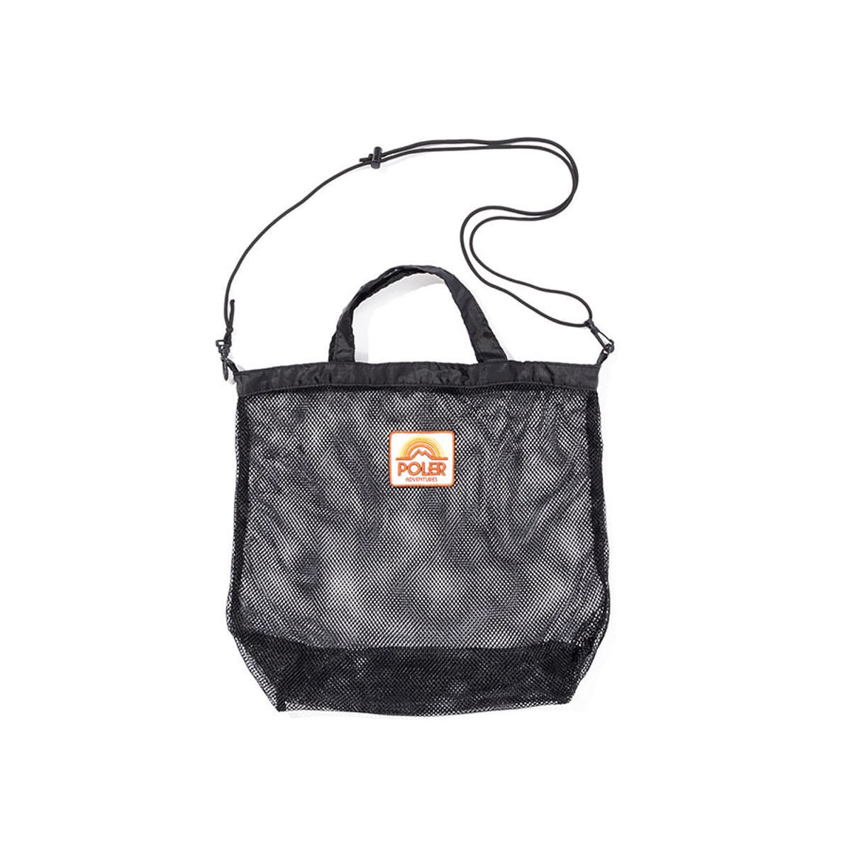 폴러스터프(POLERSTUFF) 메쉬 패스 토트백 BLACK