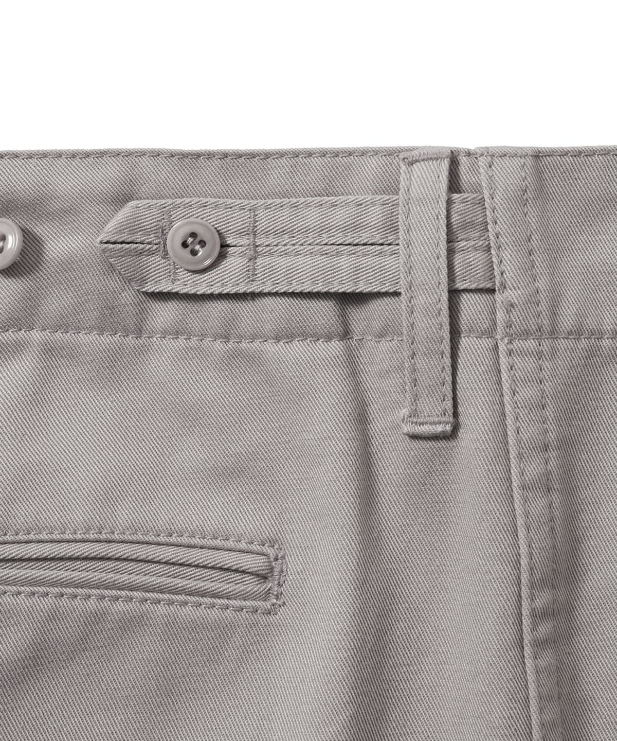 포터리(POTTERY) Officer Chino Shorts (Gray)