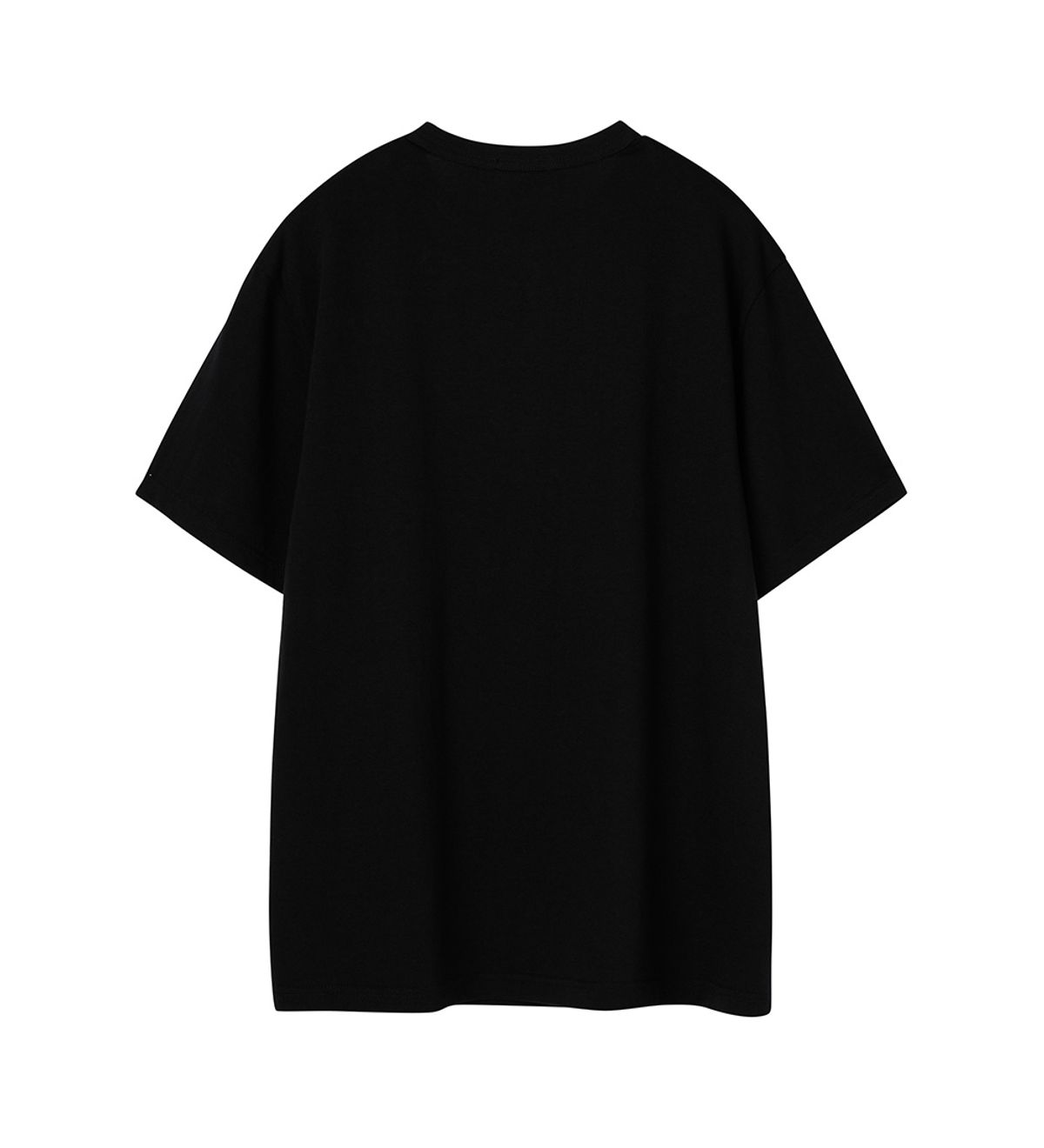 에디블렛(EDIBLET) BASIC ELEMENTS 레귤러 핏 티셔츠 BLACK