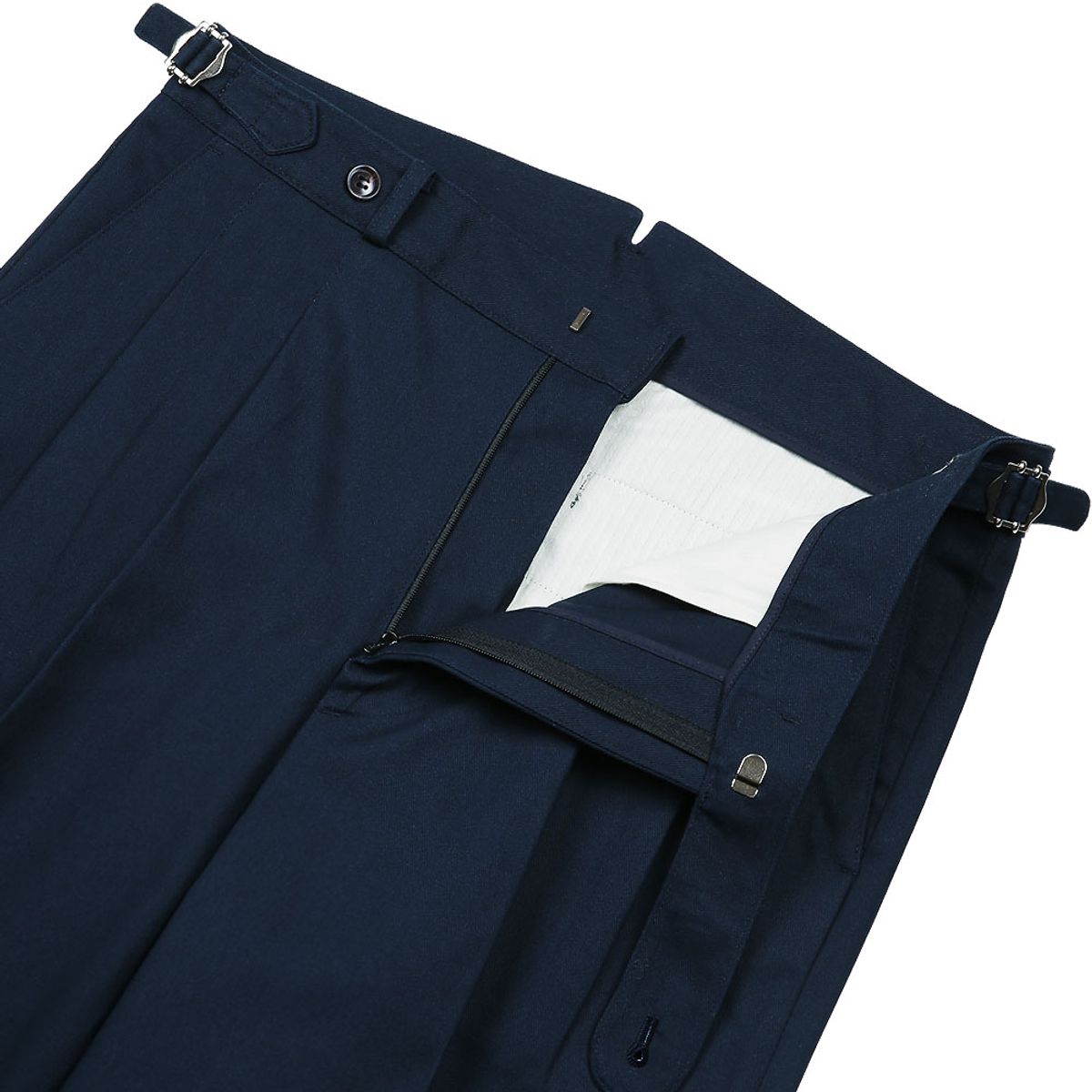 솔티(SORTIE) Reve Cotton Washed Trousers (Navy)