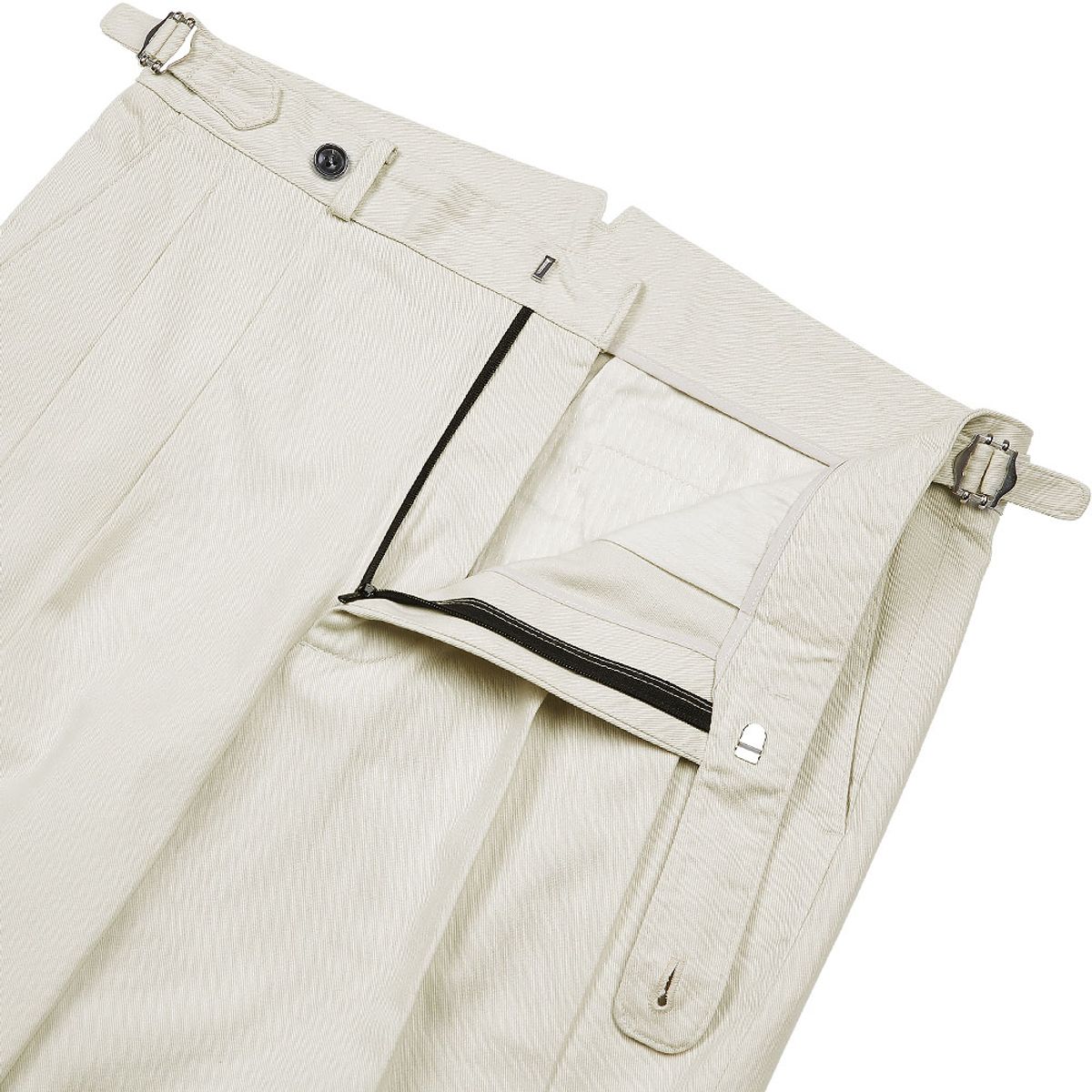솔티(SORTIE) Reve Cotton Washed Trousers (Ivory)