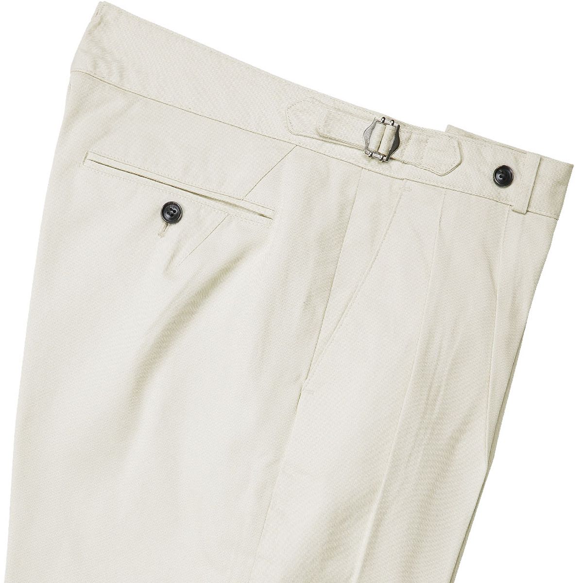 솔티(SORTIE) Reve Cotton Washed Trousers (Ivory)