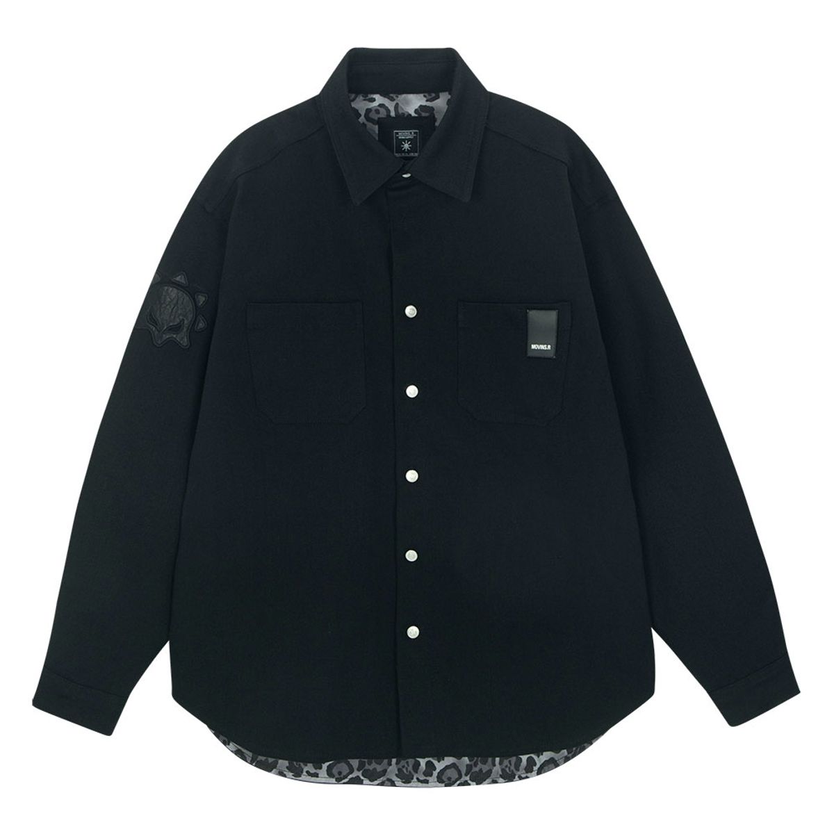 모빈스알(MOVINS.R) AURA STAN SKY JACKET BLACK