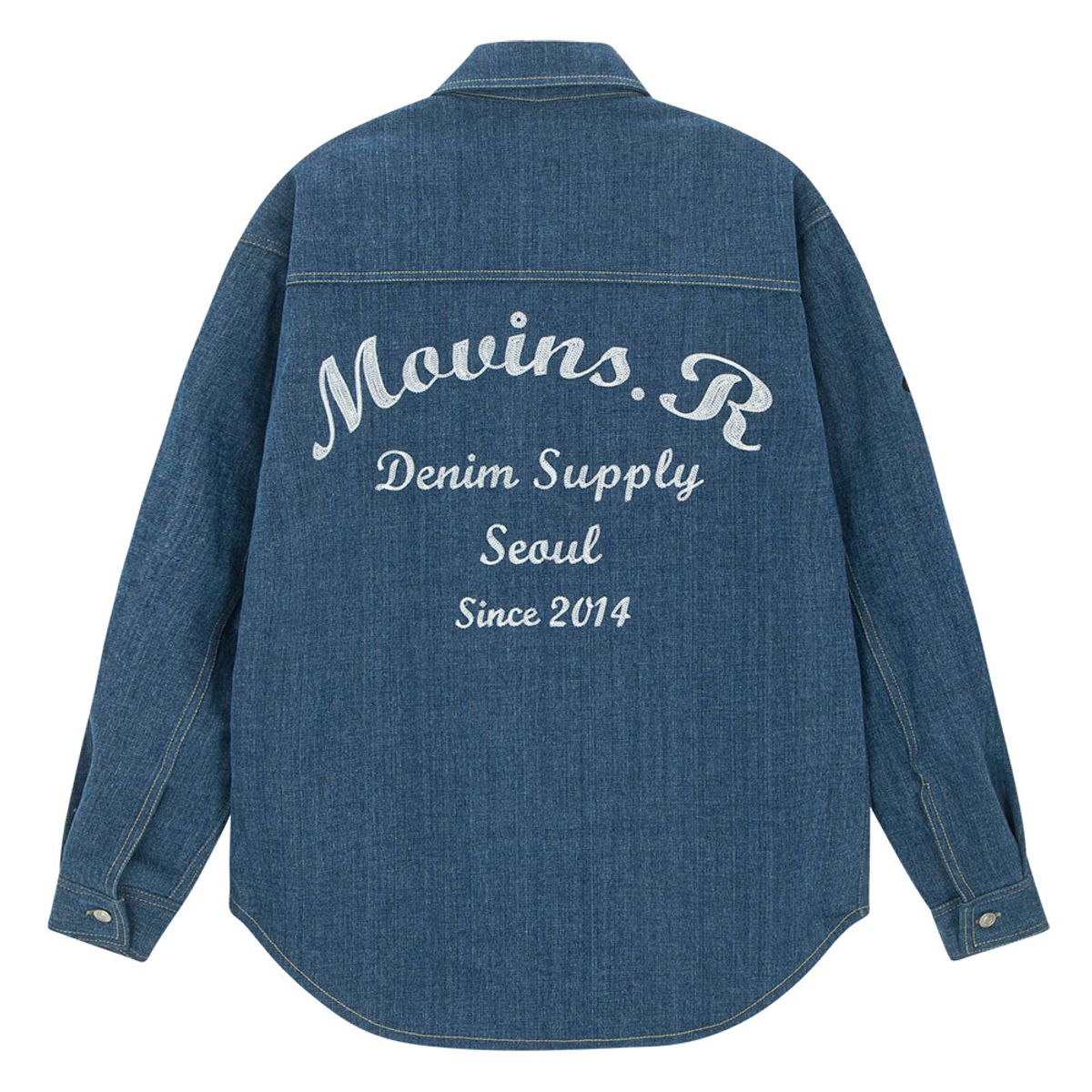 모빈스알(MOVINS.R) AURA STAN SKY JACKET BLUE