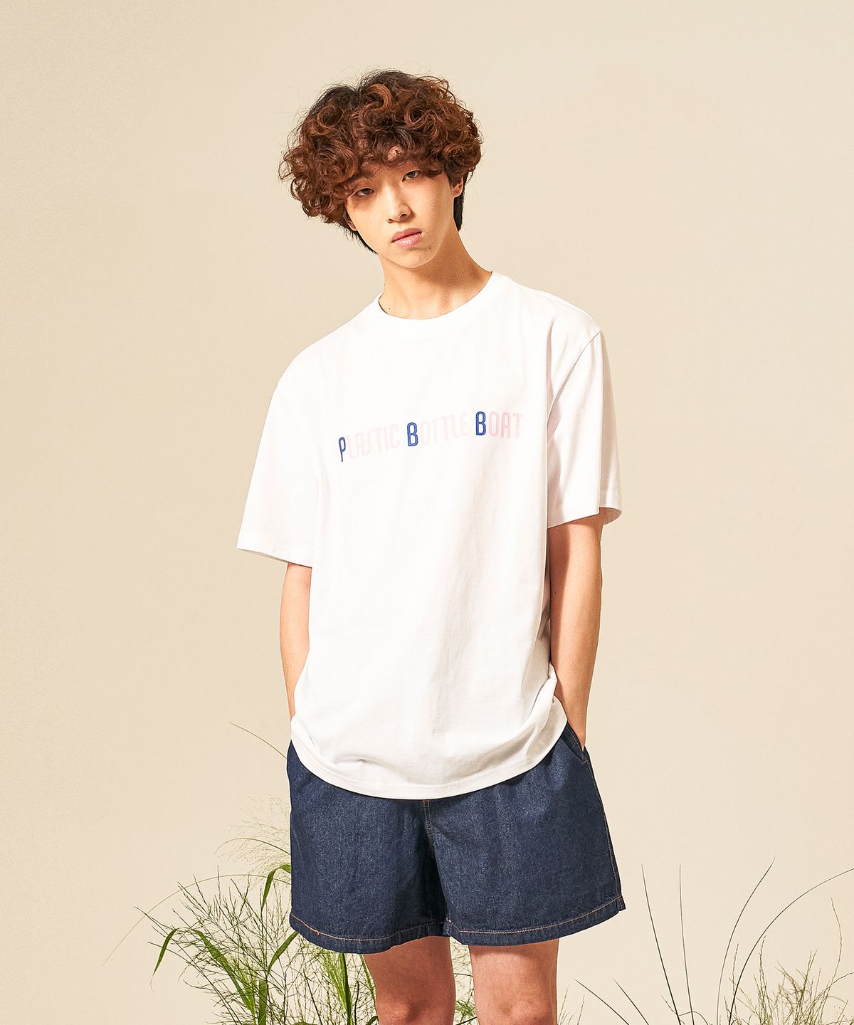 플라스틱보틀보트(PLASTIC BOTTLE BOAT) PBB 베이직 로고 티셔츠 (P21BTTS00)