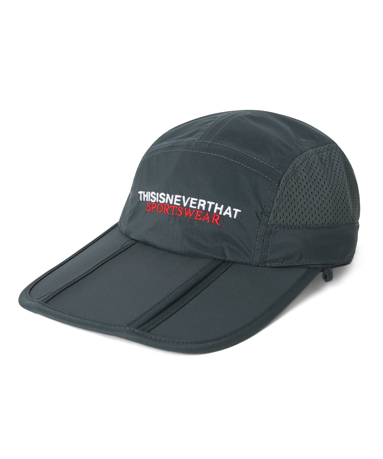 【THISISNEVERTHAT】Long Bill Sun Sport Cap Black Buy thisisneverthat Long Bill Sun Sport Cap 'Black