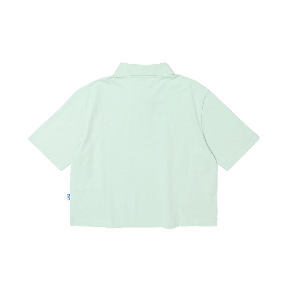 유씨엘에이(UCLA) 와펜 포인트 카라 티셔츠[LT-GREEN](UZ4ST09_67)