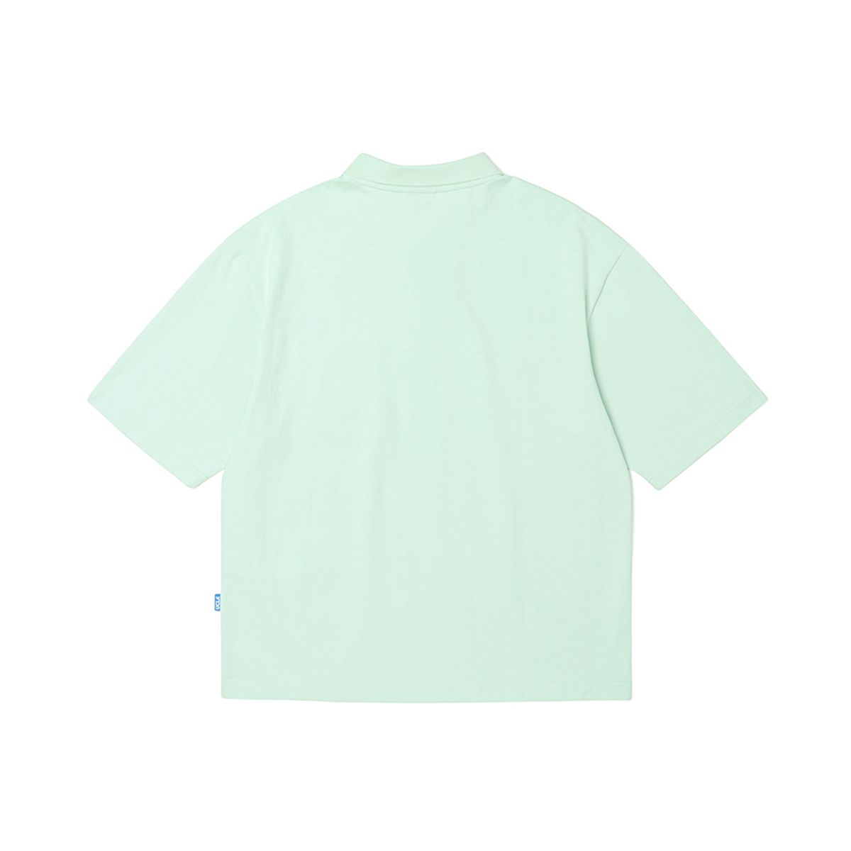유씨엘에이(UCLA) 와펜 포인트 카라 티셔츠[LT-GREEN](UZ4ST09_67)