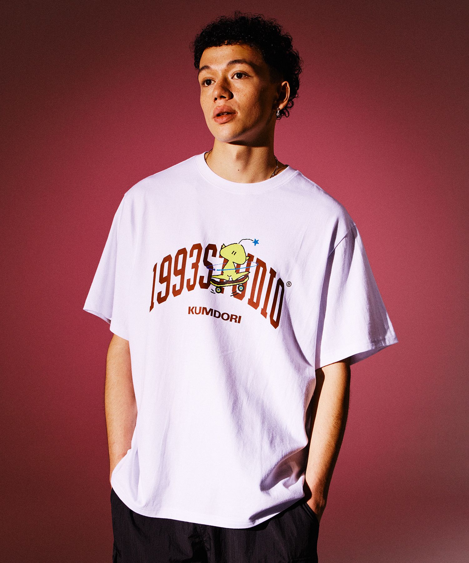 【1993studio X KUMDORI】23SS★ Authentic Logo T-shirt MUSINSA | 1993STUDIO [1993 Studio X Kkumdori] Authentic logo