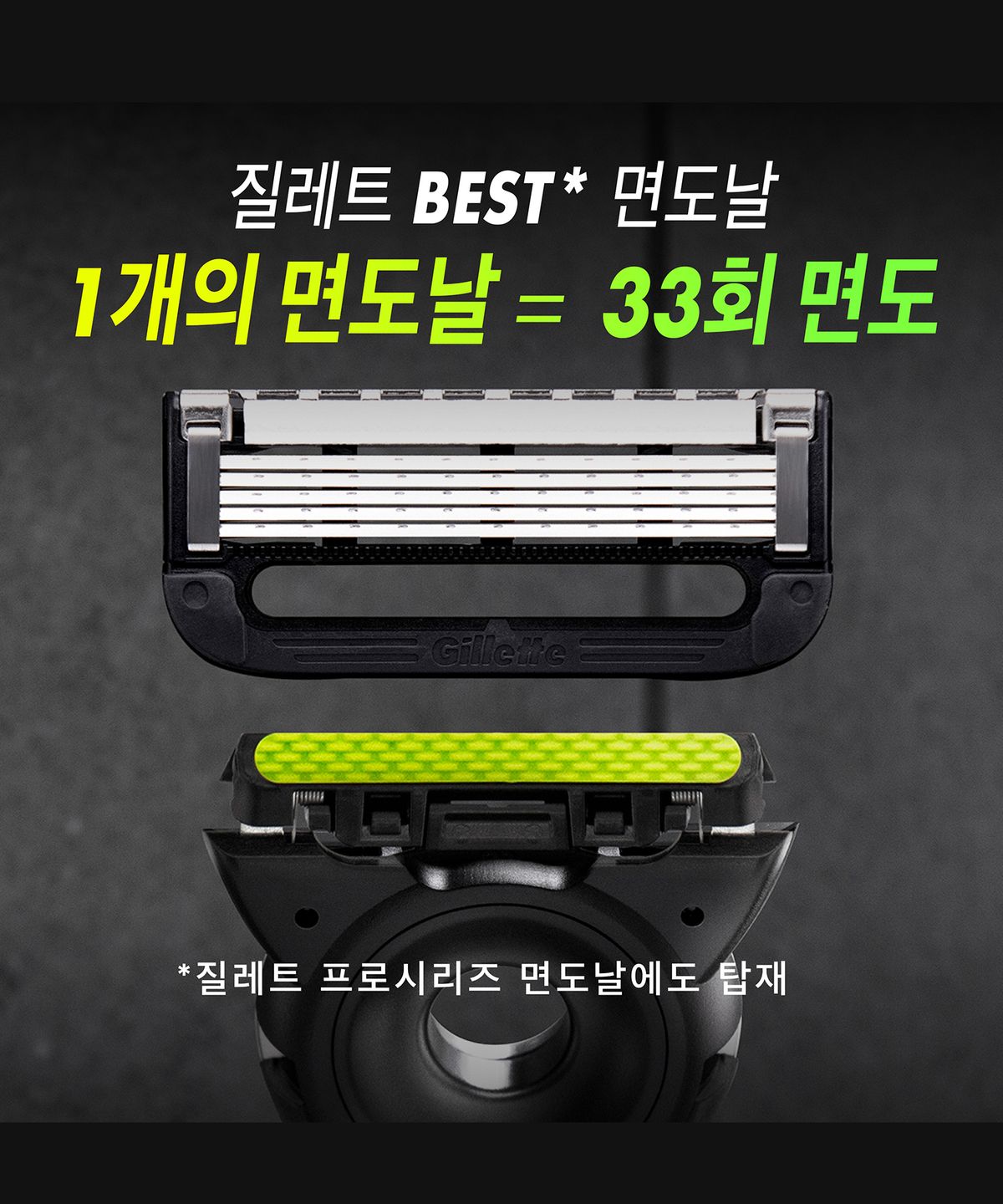 질레트(GILLETTE) 랩스 딥클렌징바 면도기(핸들1입+면도날1입+행어)