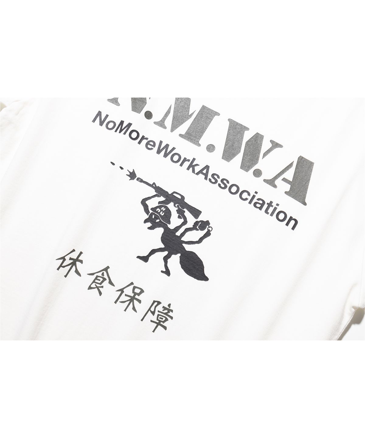 매스노운(MASSNOUN) [16수] N.M.W.A 반팔티 티셔츠 MSHTS011-WT
