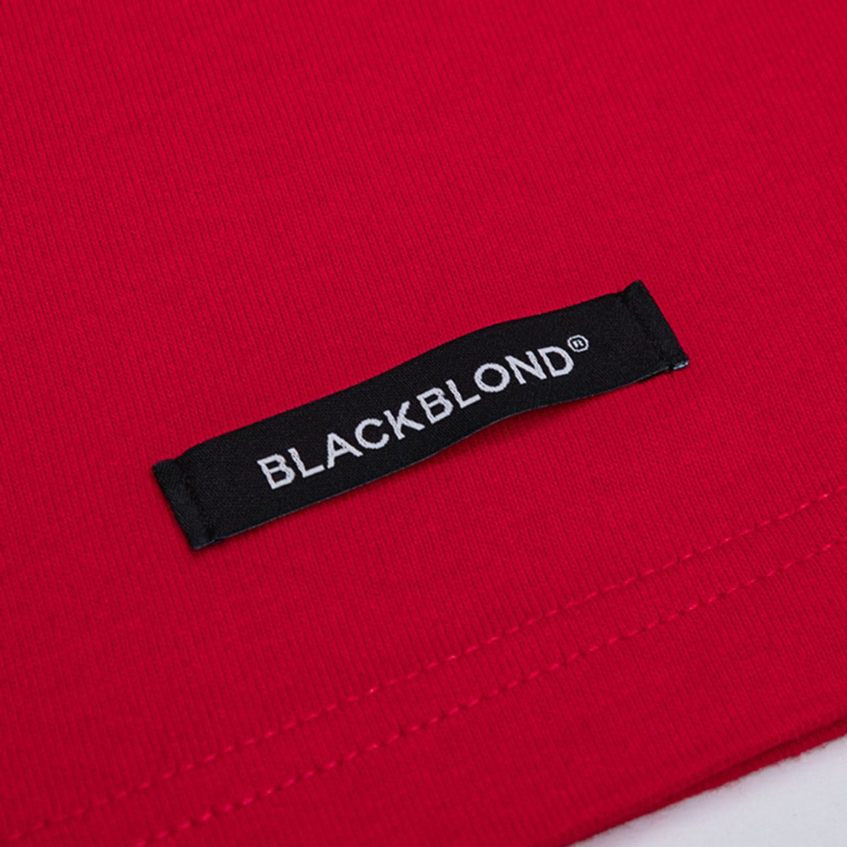 블랙블론드(BLACKBLOND) 비비디 디스오더 패치 티셔츠 (레드)