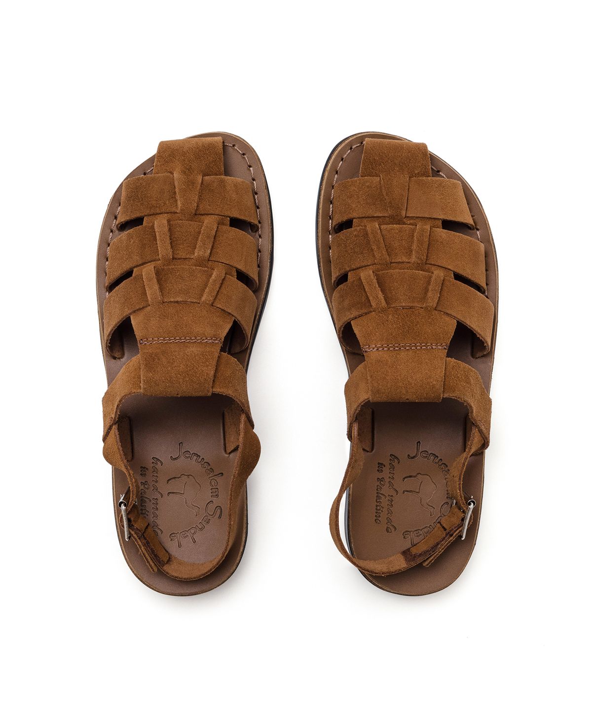 예루살렘 샌들(JERUSALEM SANDALS) NO.1041 MICHAEL_HONEY_SUEDE (남녀공용)