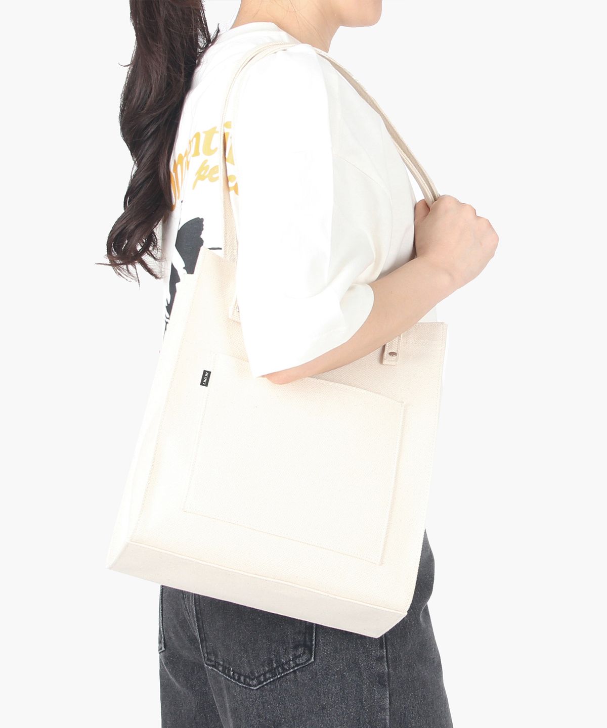 오알오알(OROR) 숄더백 ORBAG29-001 캔버스 아이보리