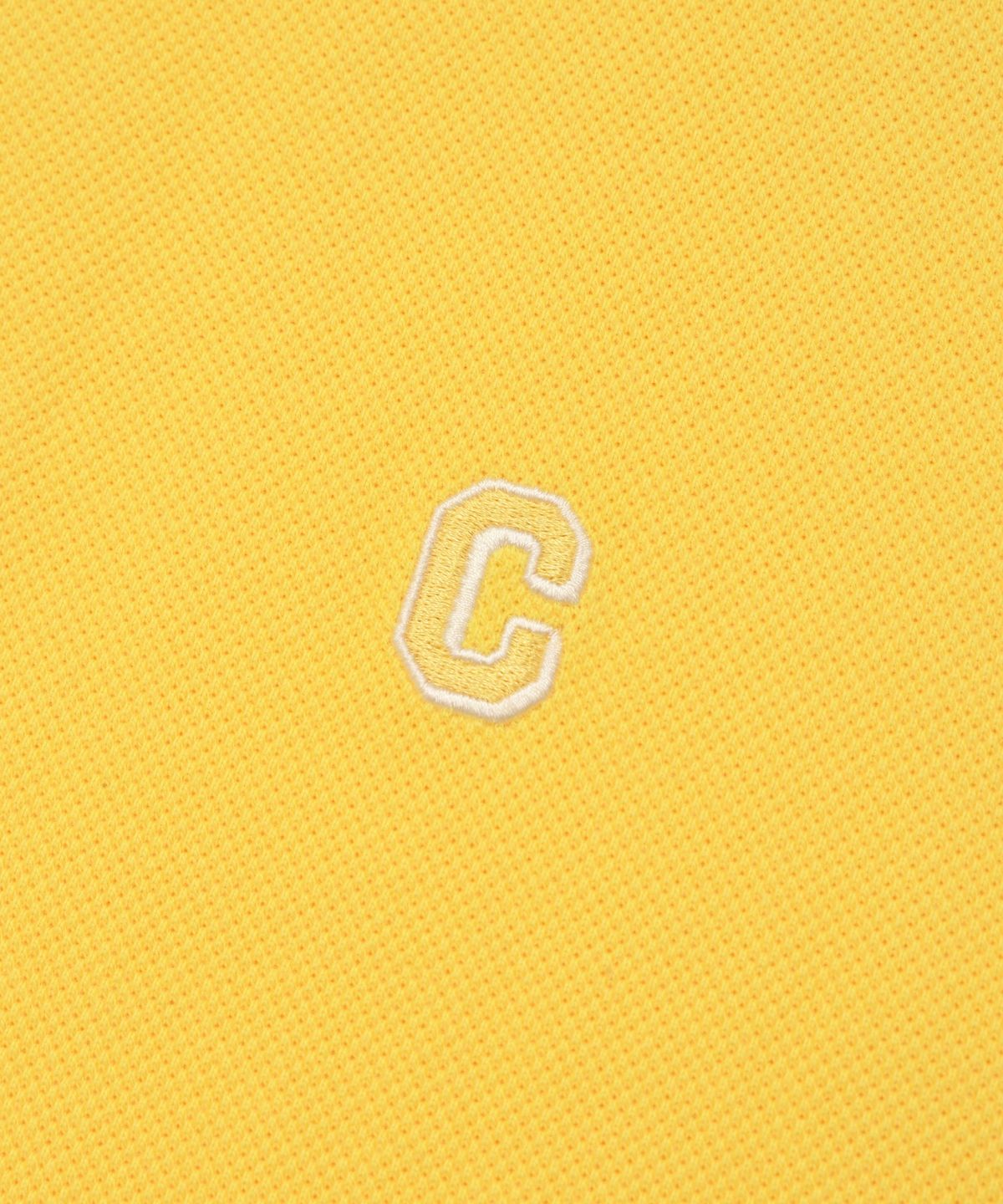 커버낫(COVERNAT) C 로고 카라 티셔츠 옐로우