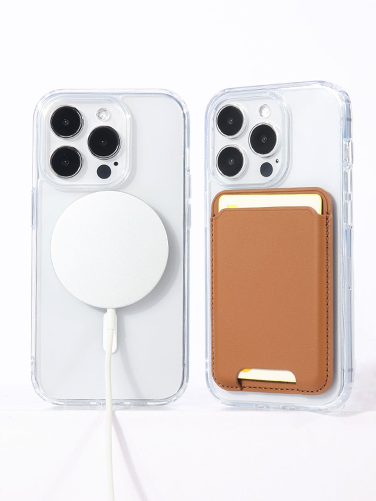 디자인스킨(DESIGNSKIN) 아이폰 피닉스 범퍼 맥세이프 케이스 - 올클리어