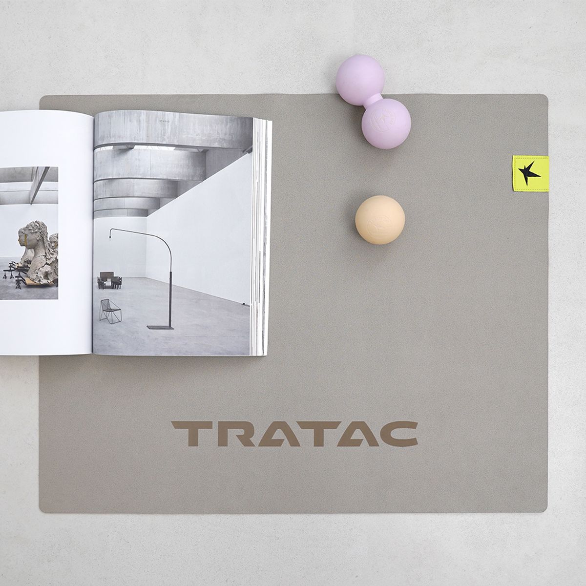 트라택(TRATAC) 필라테스 리포머 하프 요가매트