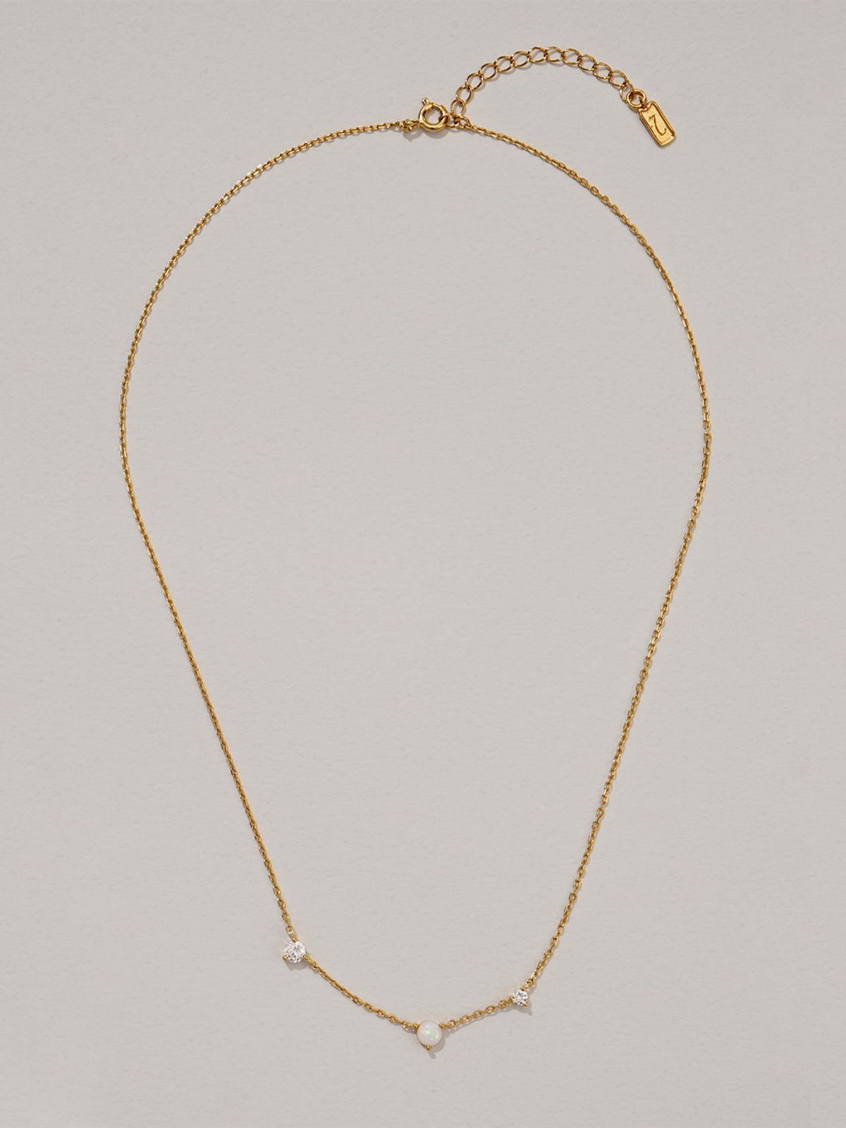 마나에트(MANAET) Opal Triple Stone N