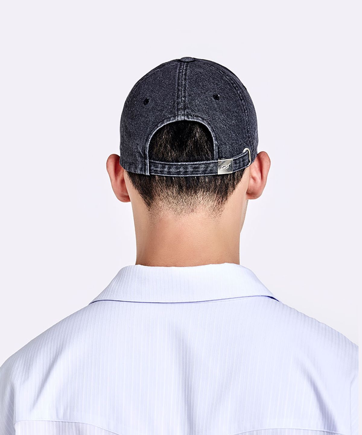 51퍼센트(51PERCENT) Denim Logo cap - Black