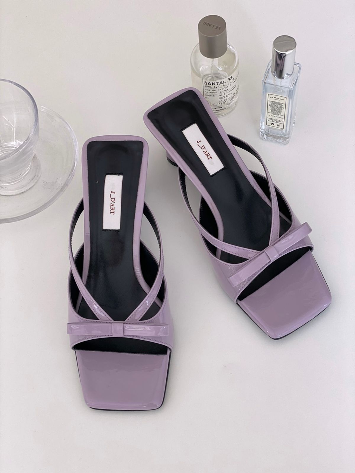 쥬다르(JEU DART) angel two buckle sandal lilac