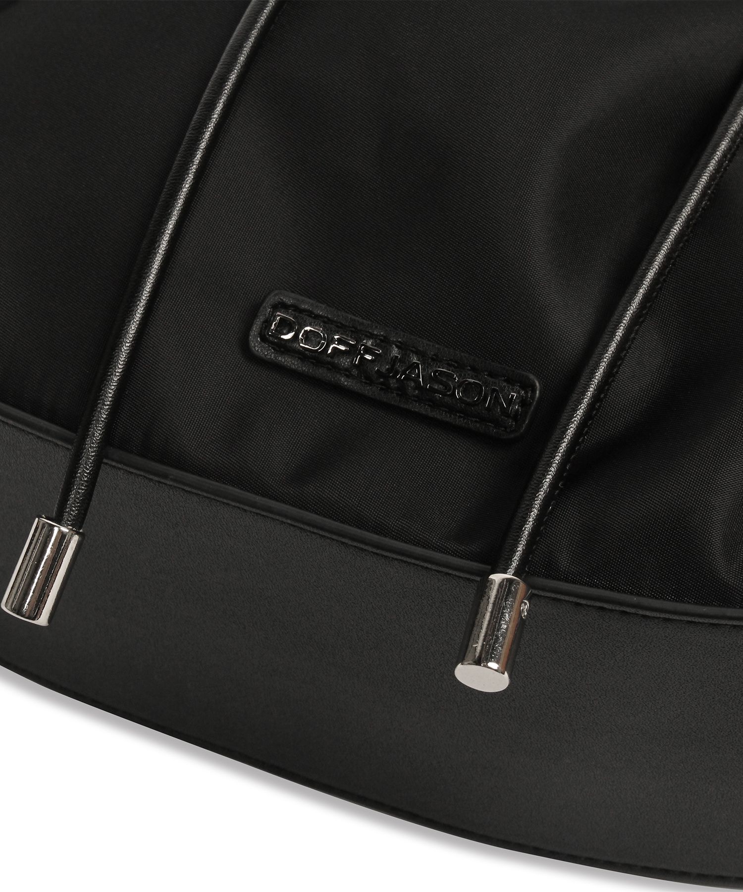 MUSINSA | DOFFJASON Leather Strap Dumpling Bag