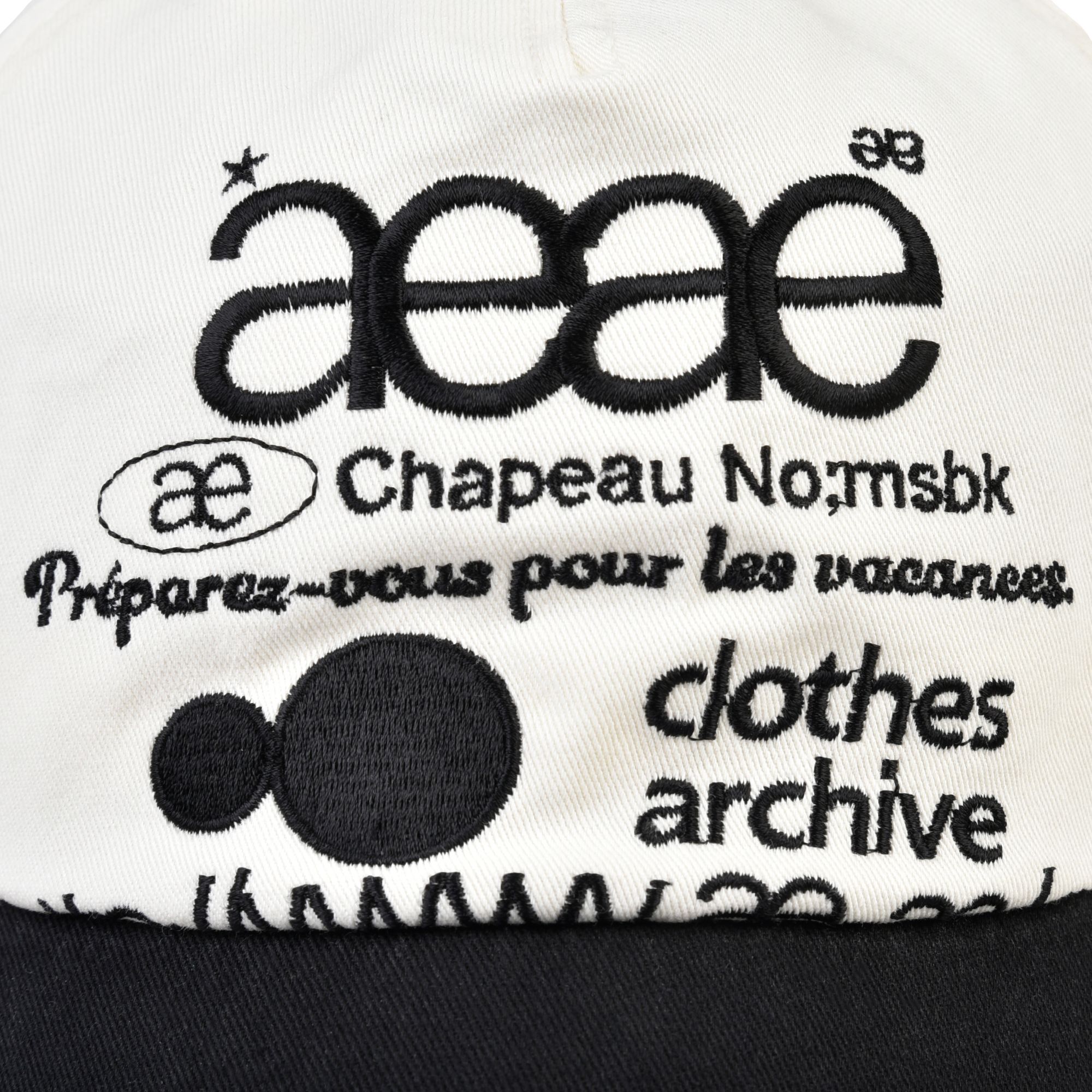 AEAE★人気★男女兼用★WEB LOGO TWO TONE BALL CAP WHITE/BLACK MUSINSA公式 | AEAE WEB LOGO TWO TONE BALL CAP - [WHITE/BLACK]