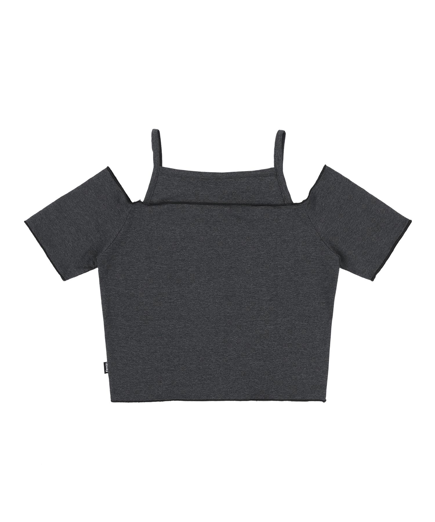 fancy shoulder cut top