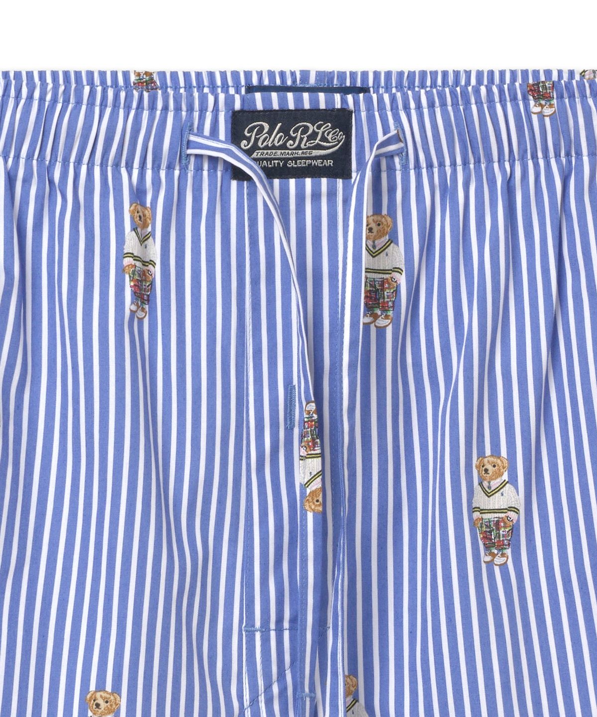 폴로 랄프 로렌(POLO RALPH LAUREN) 숏슬리브 베어 파자마 세트 - 블루