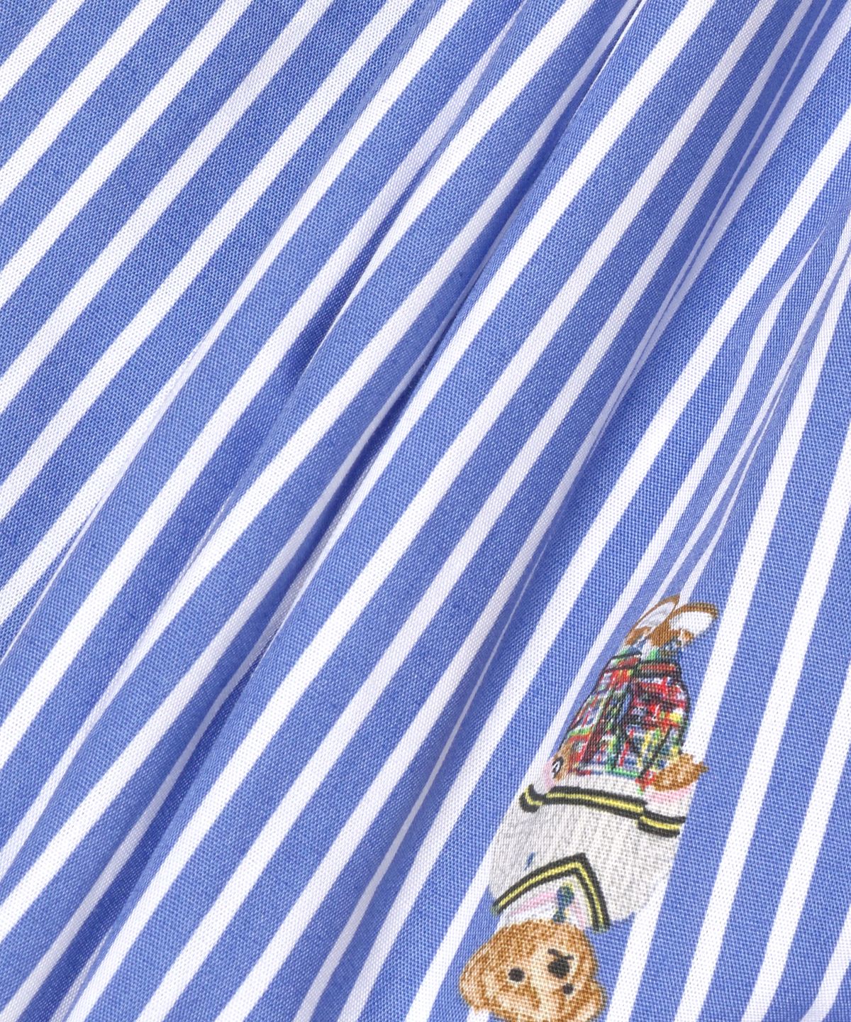 폴로 랄프 로렌(POLO RALPH LAUREN) 숏슬리브 베어 파자마 세트 - 블루