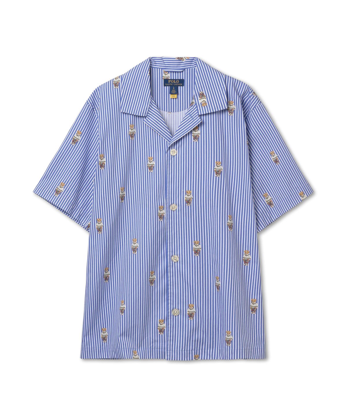 폴로 랄프 로렌(POLO RALPH LAUREN) 숏슬리브 베어 파자마 세트 - 블루