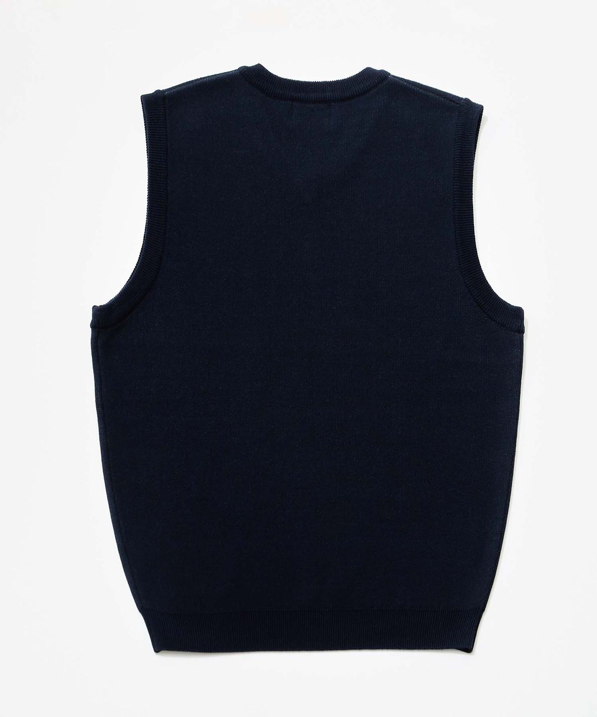 23.65(23.65) ESAMUGO V-KNIT VEST NAVY