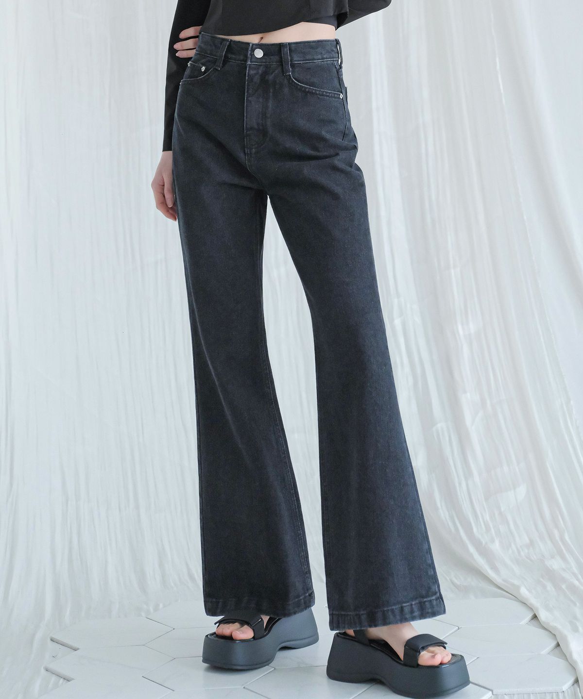 어반드레스(AVANDRESS) Stitch Bootscut Pants - 4COL