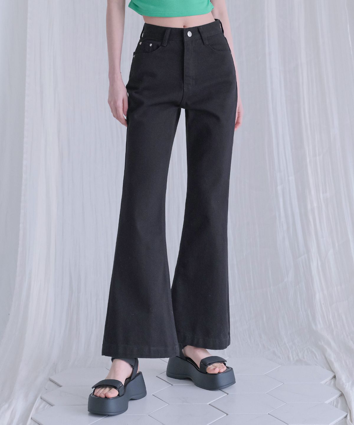 어반드레스(AVANDRESS) Stitch Bootscut Pants - 4COL