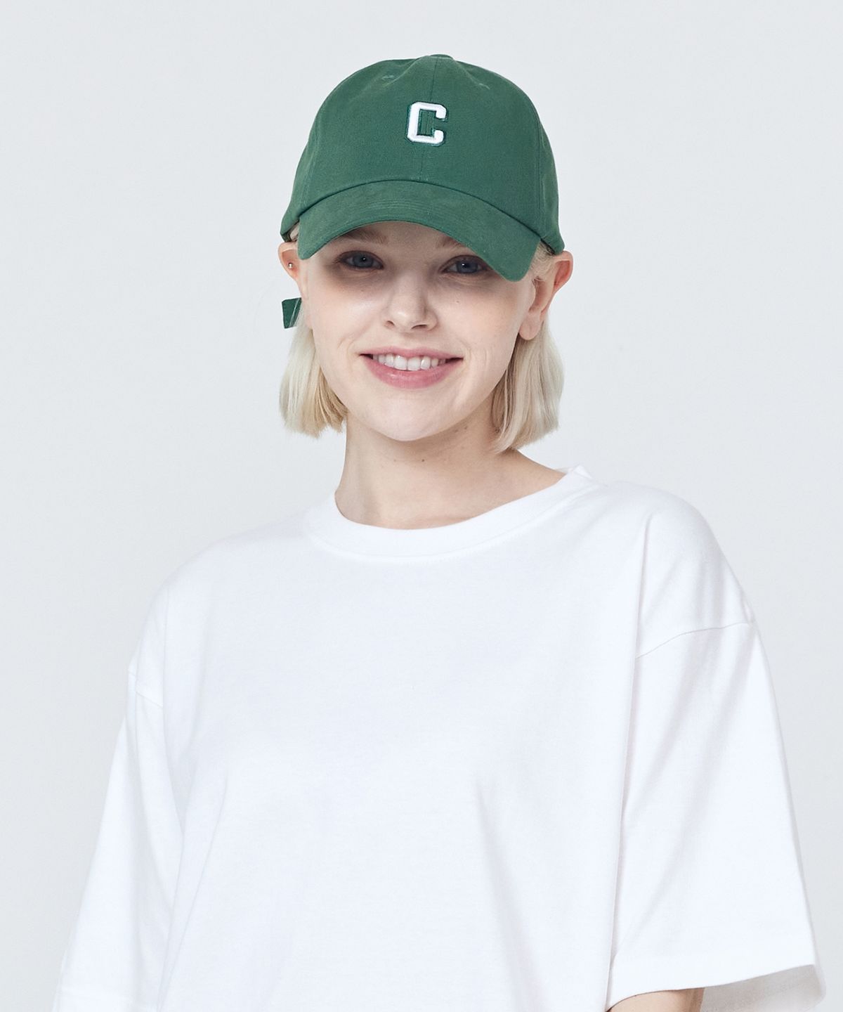카고브로스 포 우먼(CARGOBROS FOR WOMAN) 시그니처 로고 볼캡 (그린)